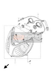 5B2H41400000, Cordon De Fil Cplt, Yamaha, 0